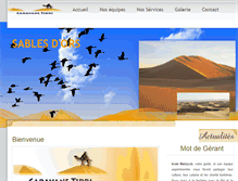 Tablet Screenshot of caravane-tidri.com
